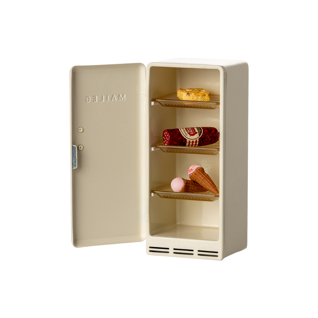 Metal Mouse Fridge, Off White