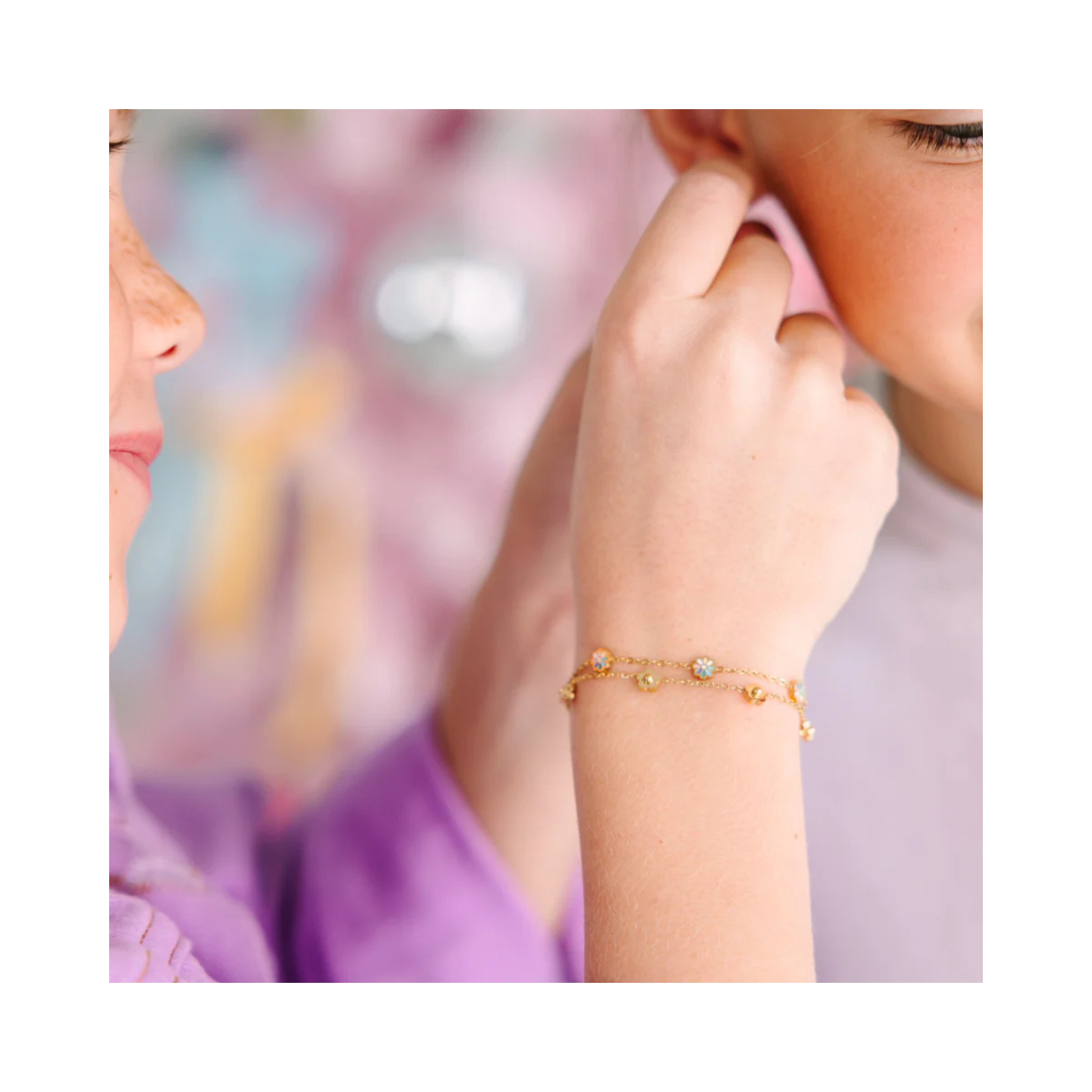 Rainbow Daisy Bracelet