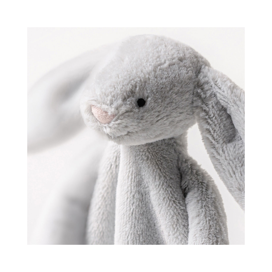 Bashful Silver Bunny Comforter
