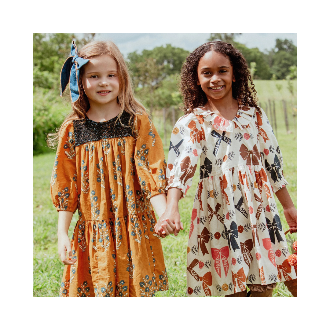 Girls Amara Dress - Harvest Bows