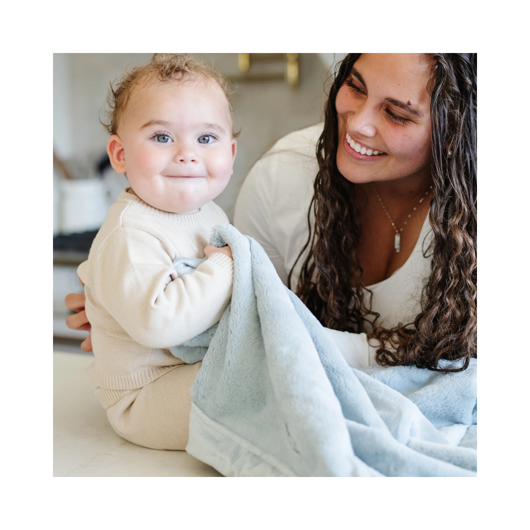 Chambray Lush Recieving Blanket