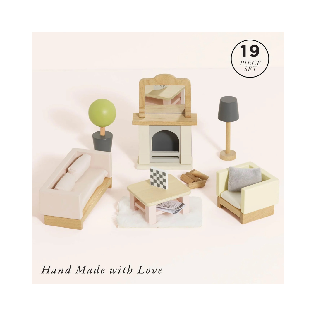 Doll House Sitting Room Furniture Set