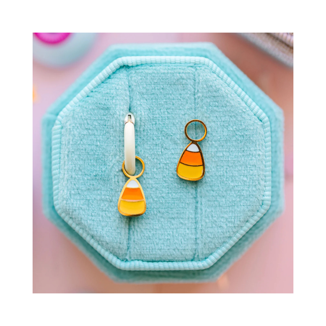 Candy Corn Earring Charm