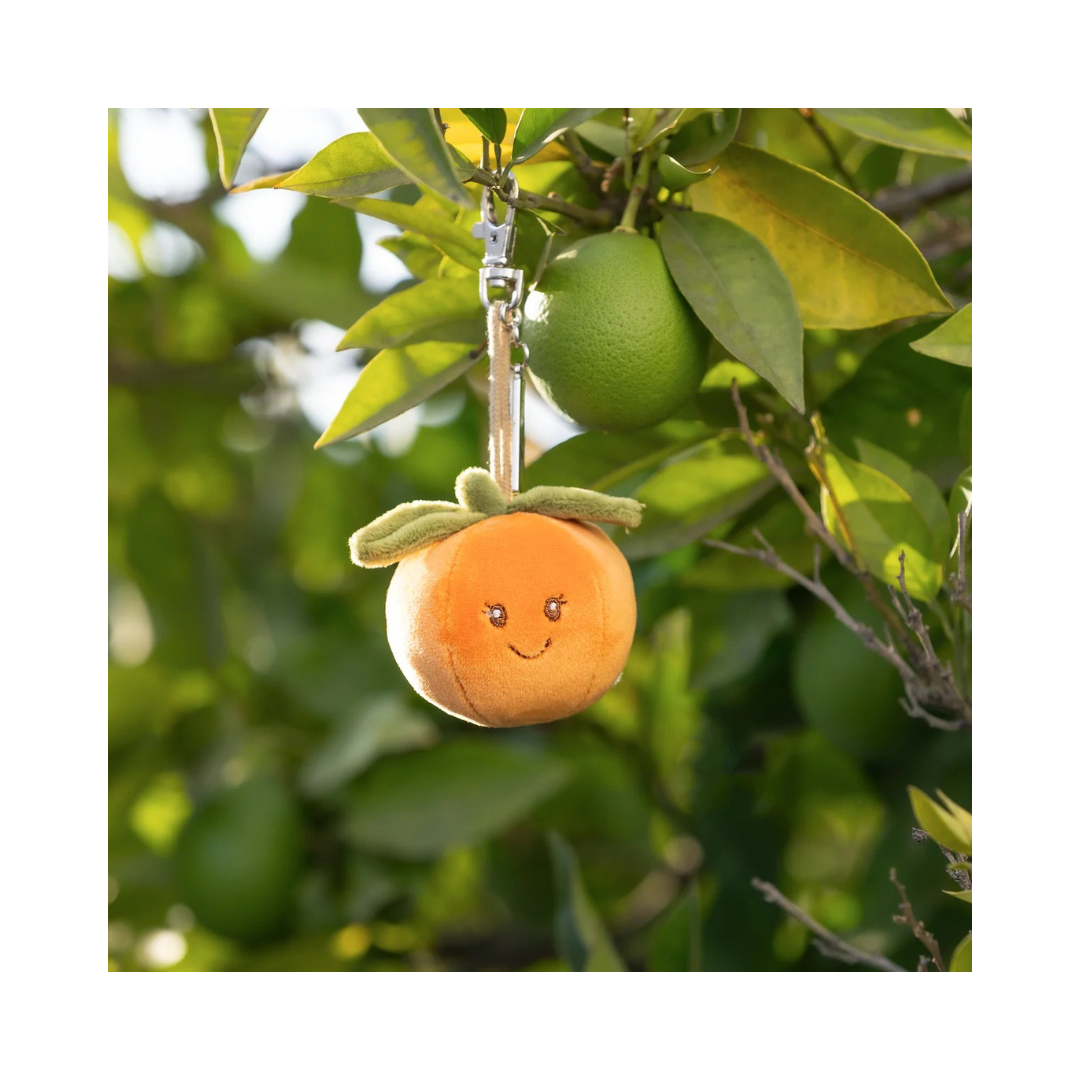 Orange Charm Bag