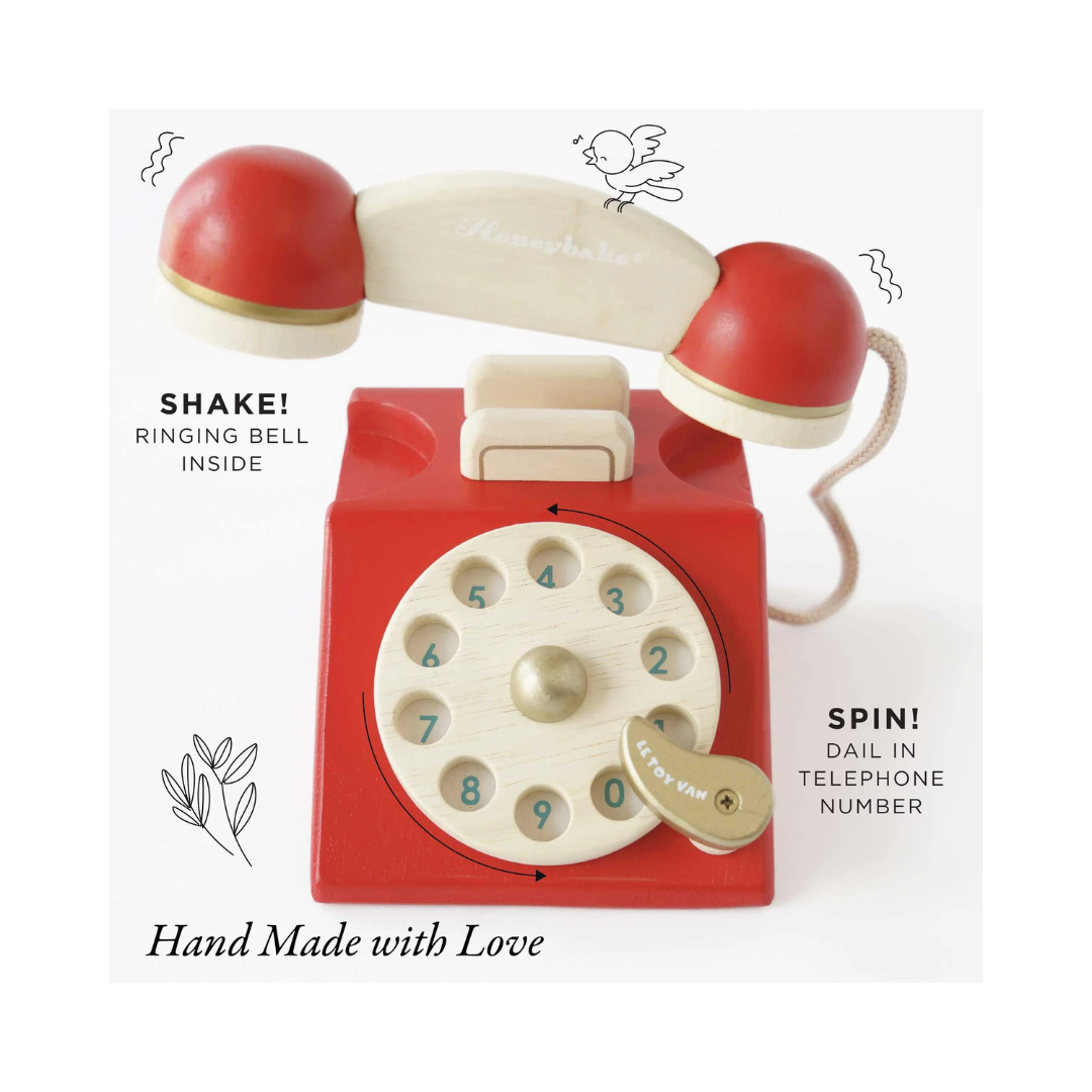 Vintage Wooden Phone