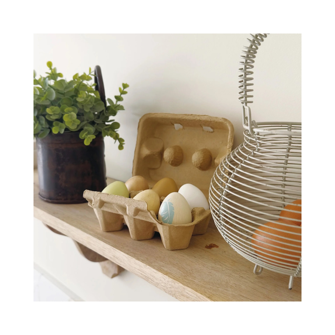 Fresh Wooden Eggs