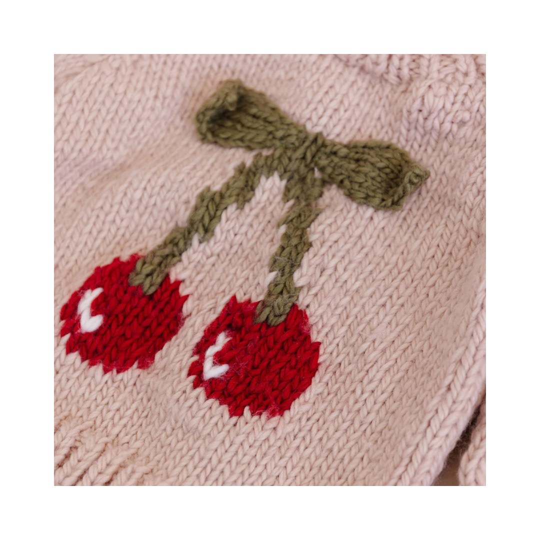 Rose Cherry Pullover Sweater