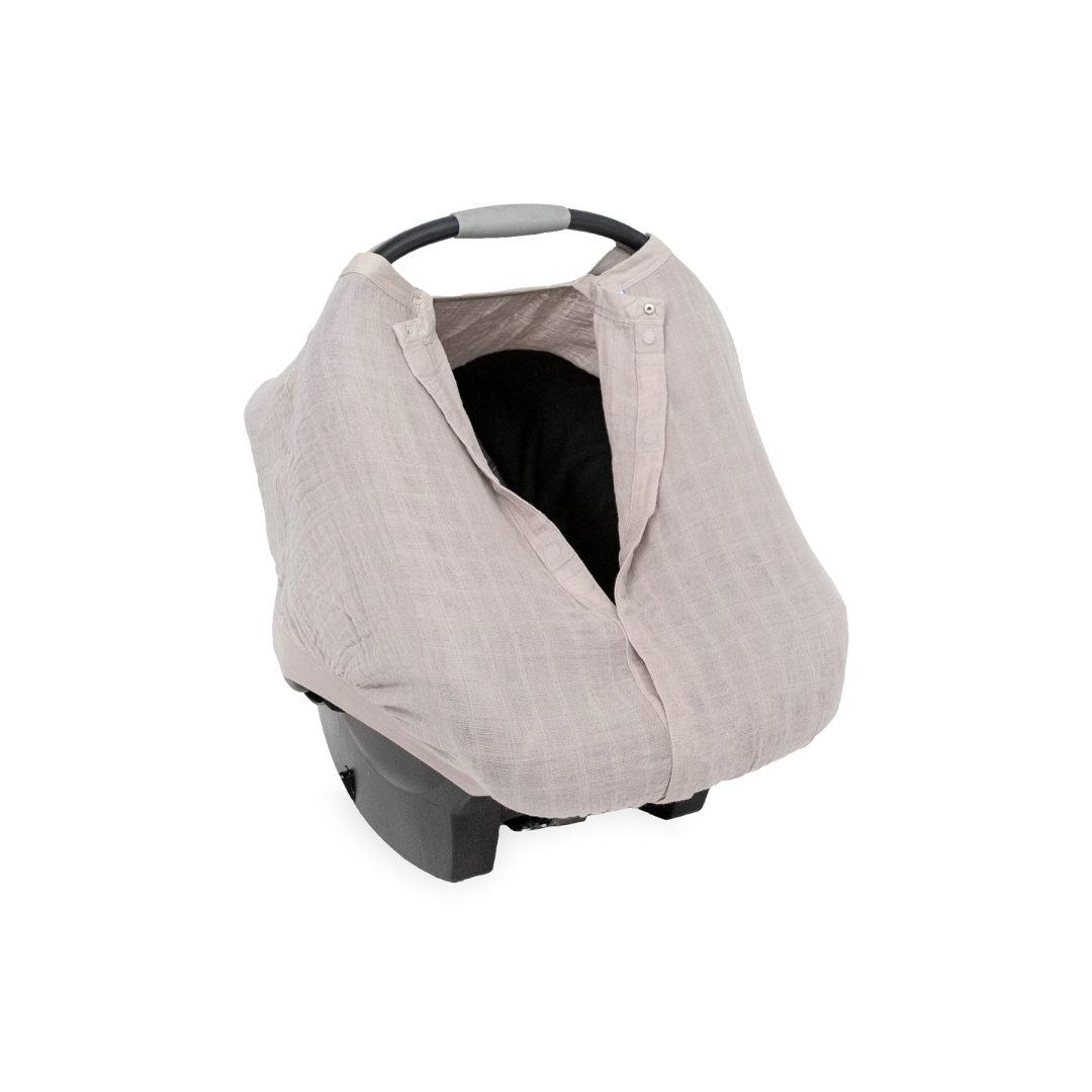 Cotton Muslin Car Seat Canopy - Porpoise