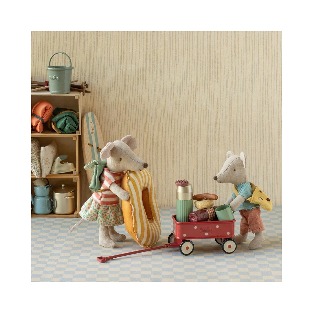 Wagon, Mouse Size - Red