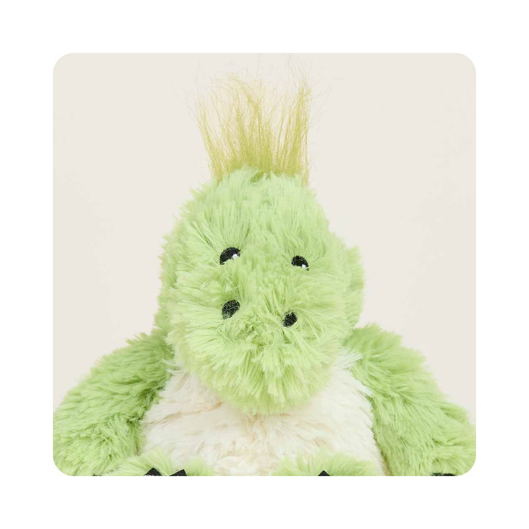 Green Dinosaur Warmies Junior