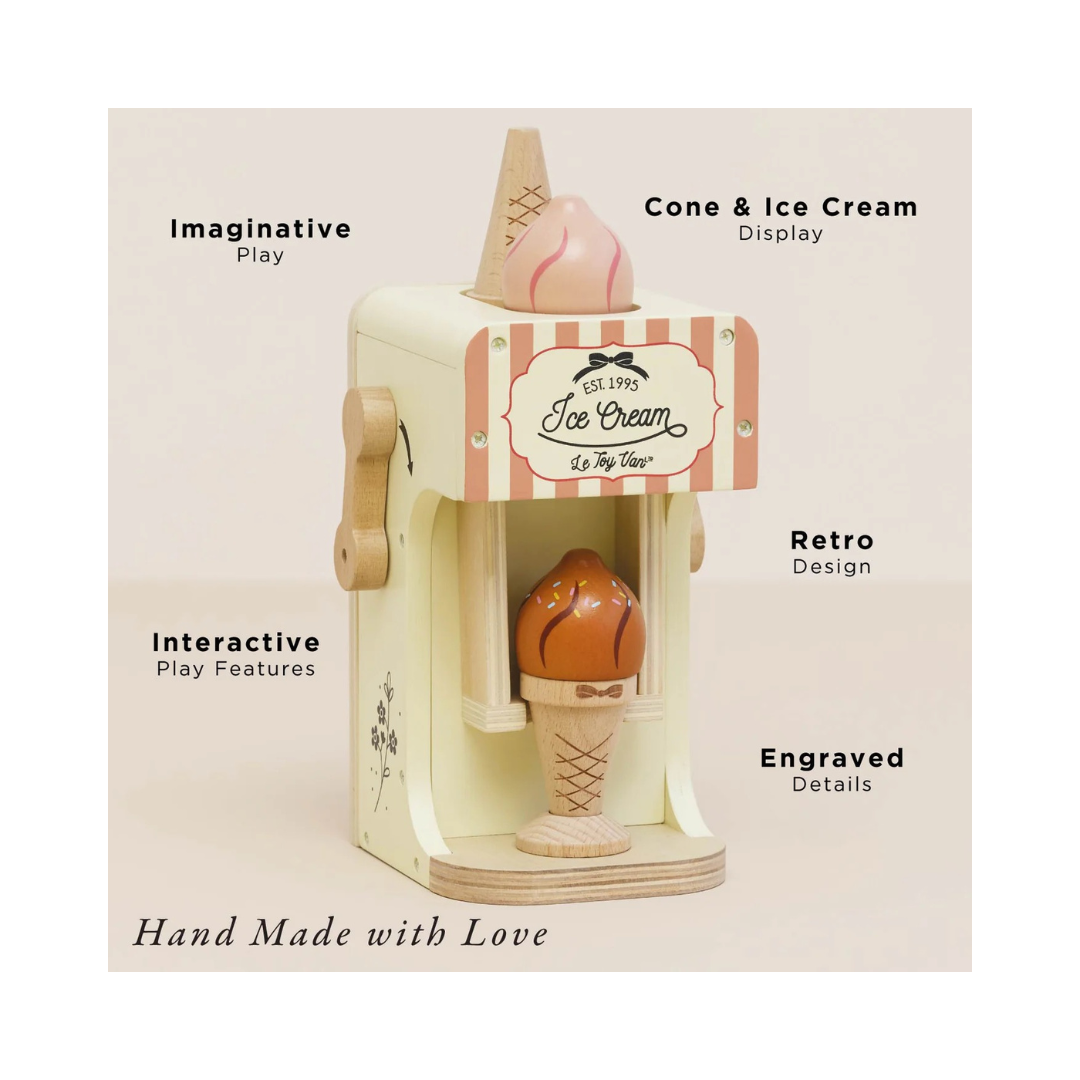 Ice Cream Machine & Play Food Cones