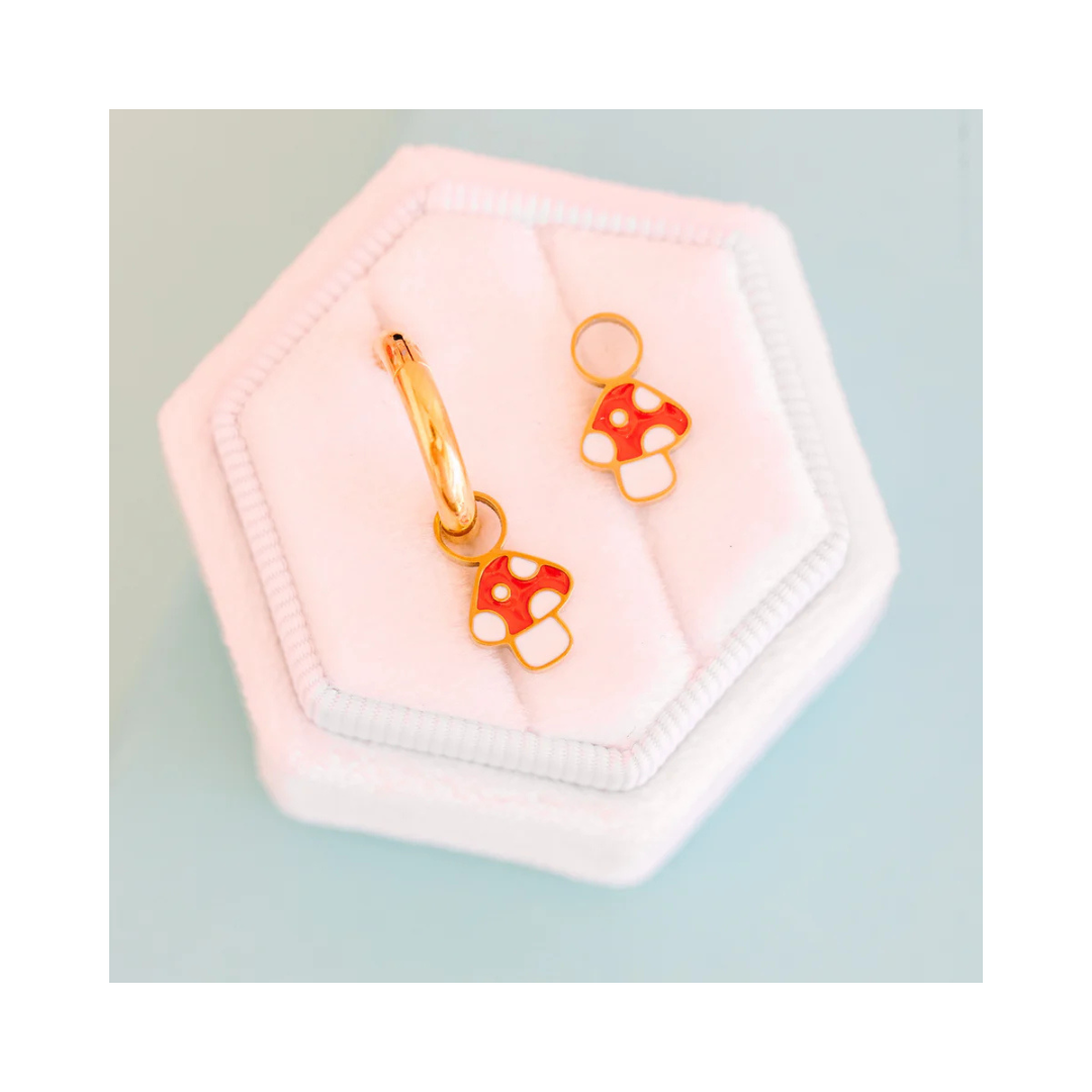 Earring Charms, Mushroom