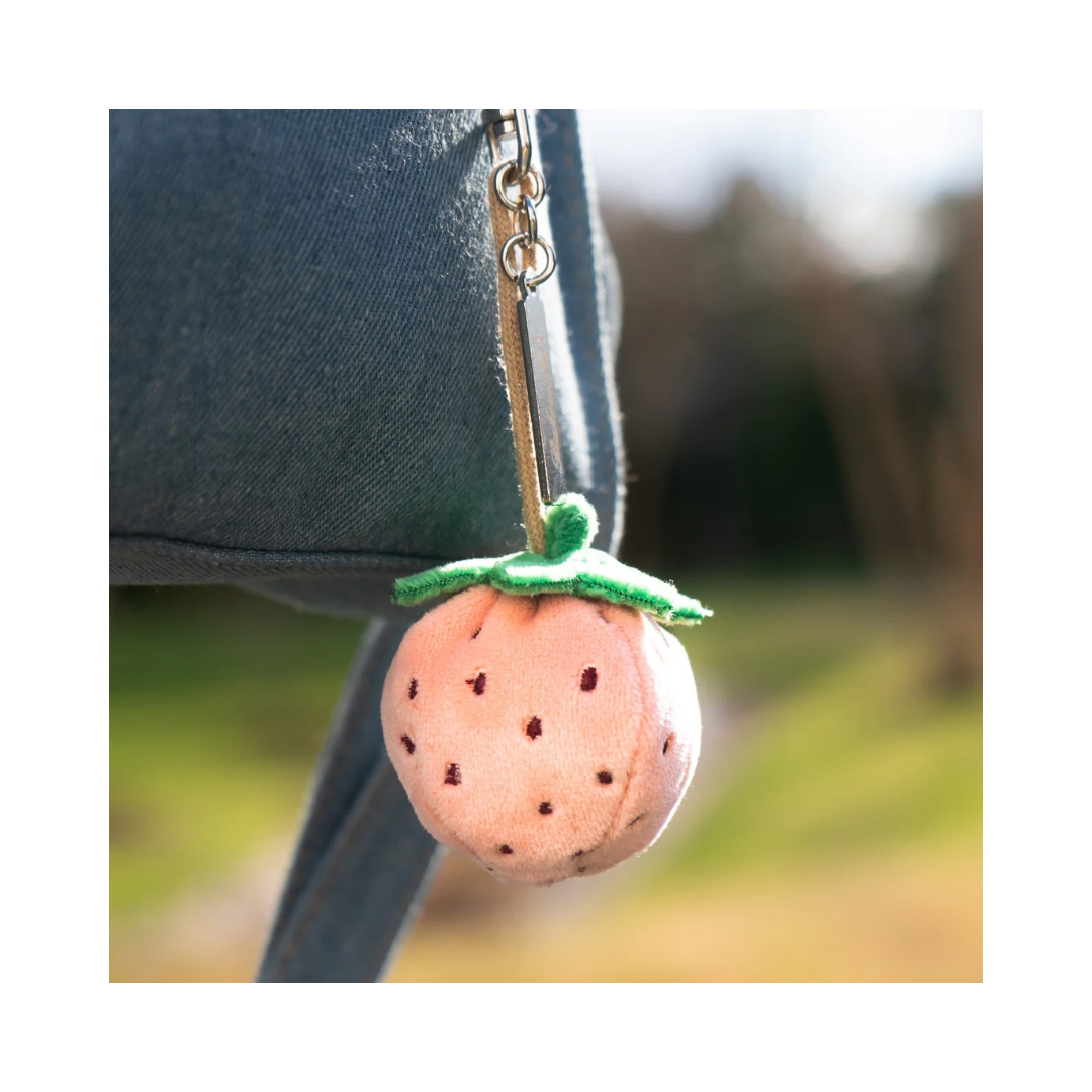 Strawberry Bag Charm- Pink