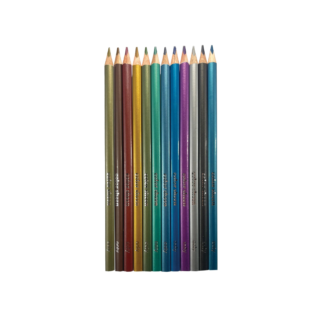 Color Sheen Metallic Colored Pencils Set of 12