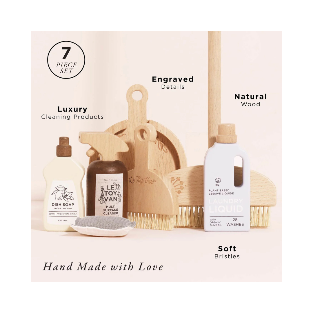 Wooden Cleaning Set