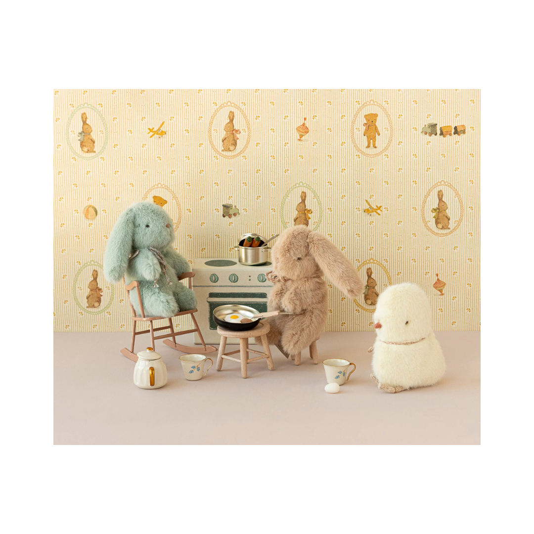 Cream Peach Bunny Plush Mini