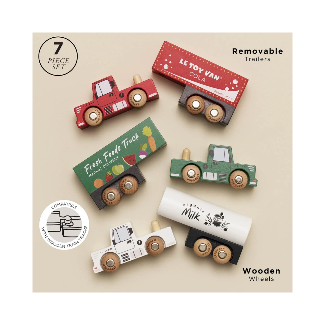 Wooden Trailer Trucks