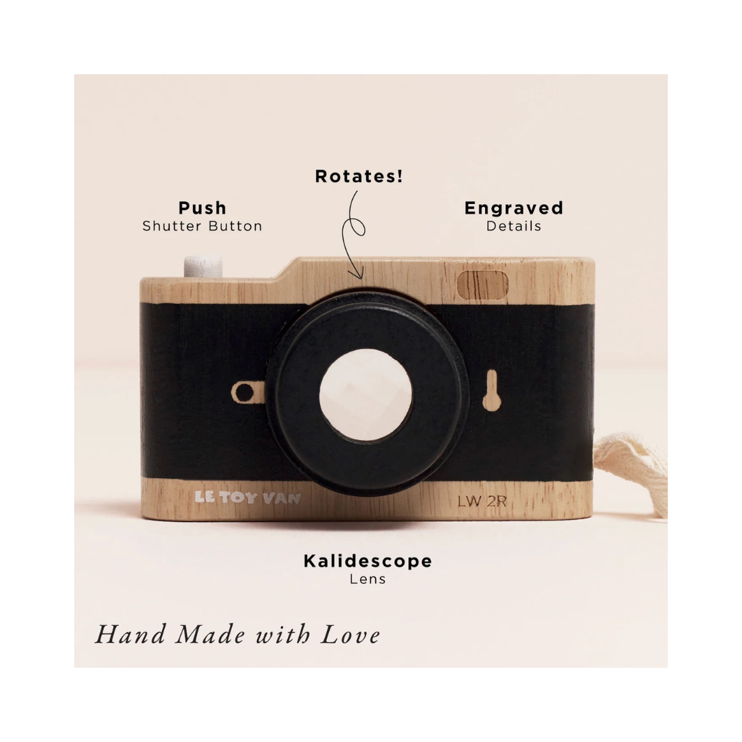 Wooden Retro Camera