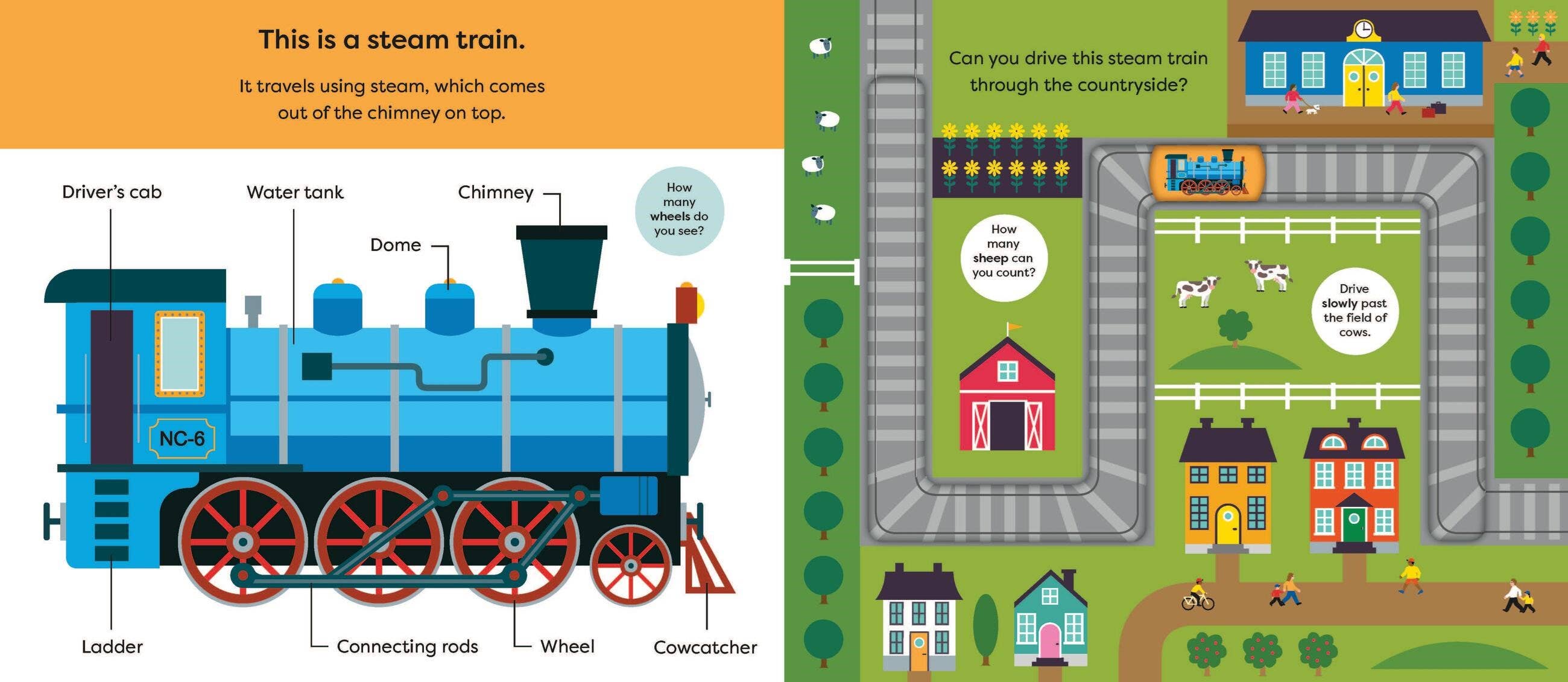 Make Tracks: Trains: Board Book