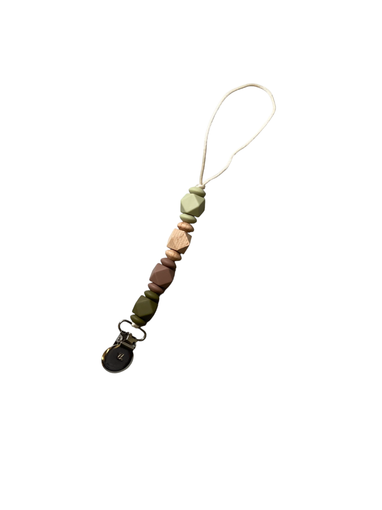 Pacifier / Toy Clip - Jewel - Petite: LIght Gray