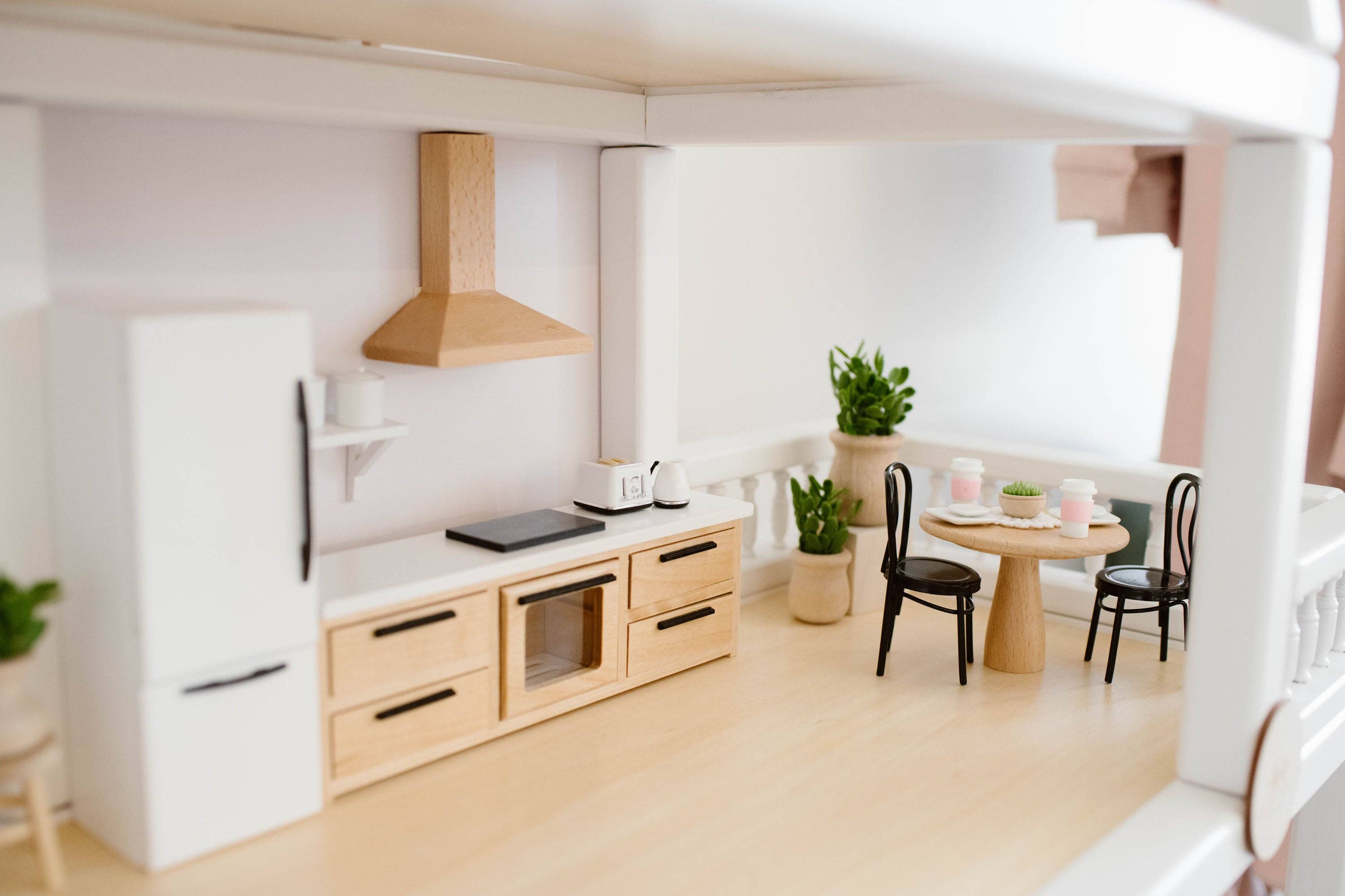 Dollhouse Modern Oven Range Hood | Natural
