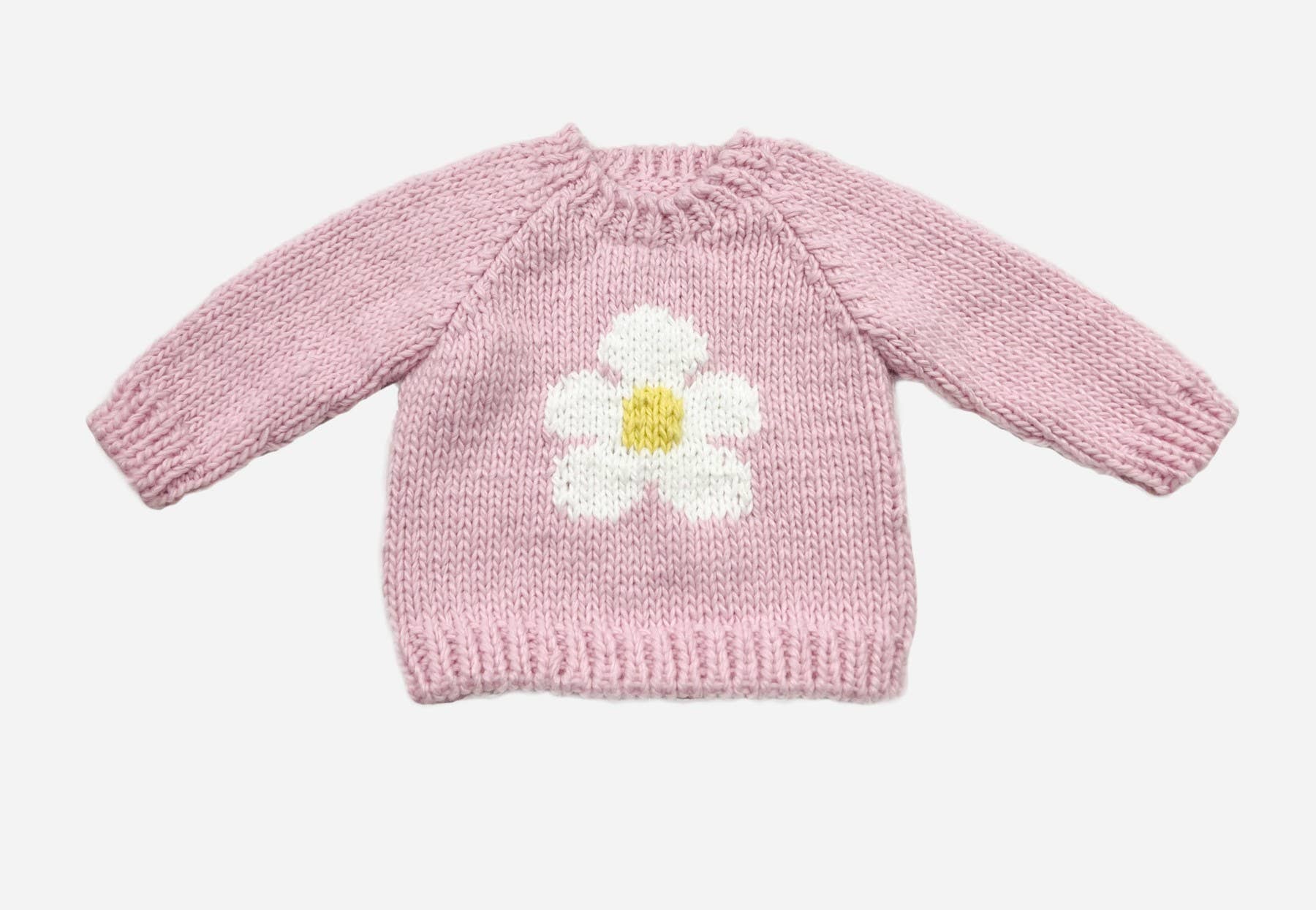 Flower Sweater Pink Baby Girl Spring Kid Apparel: M; 2-3Y