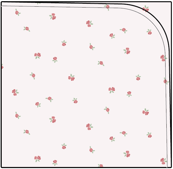Layette Swaddle Blanket Rose Baby Girl Organic Cotton Flower: Pink