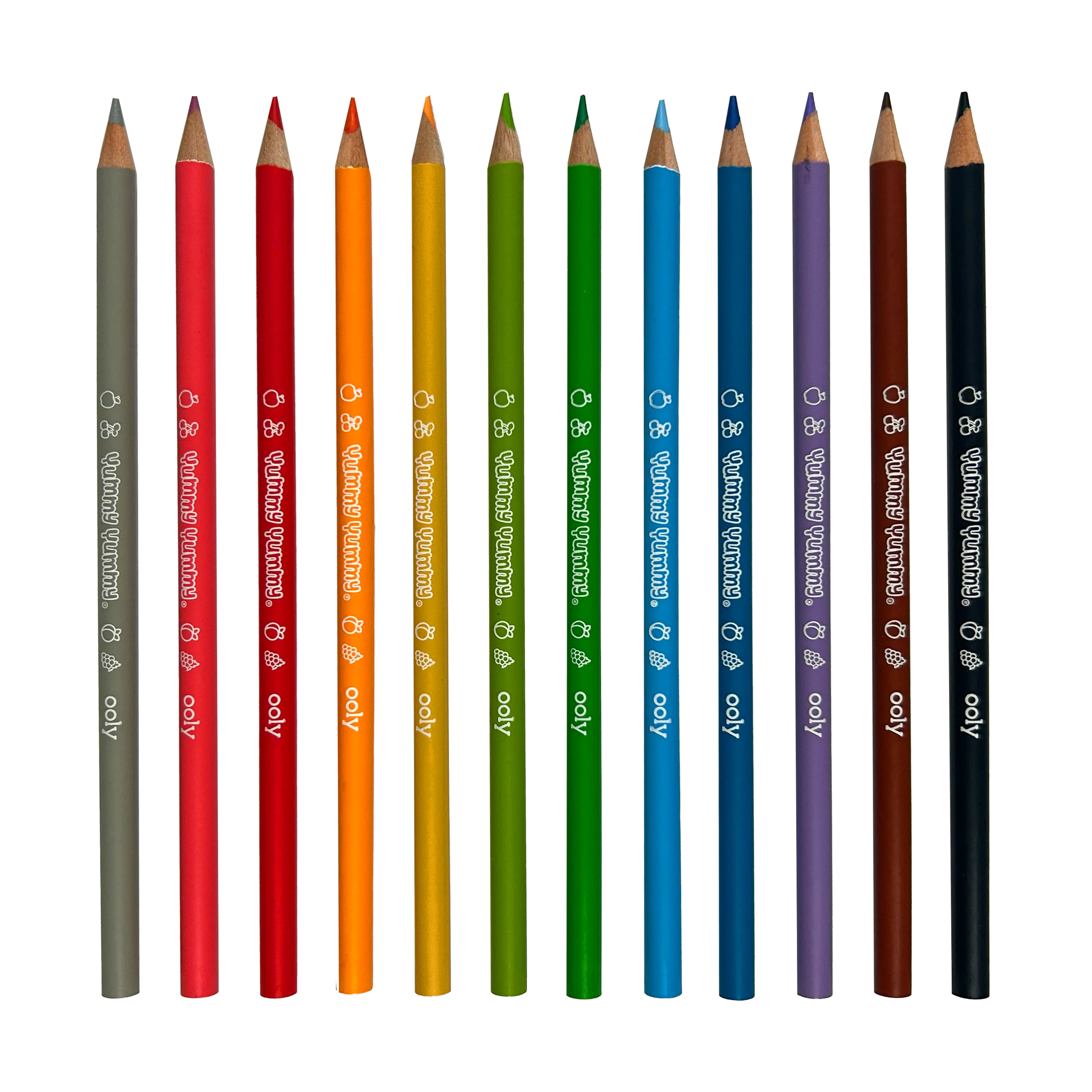 Yummy Yummy: Scented Colored Pencils (Set of 12)