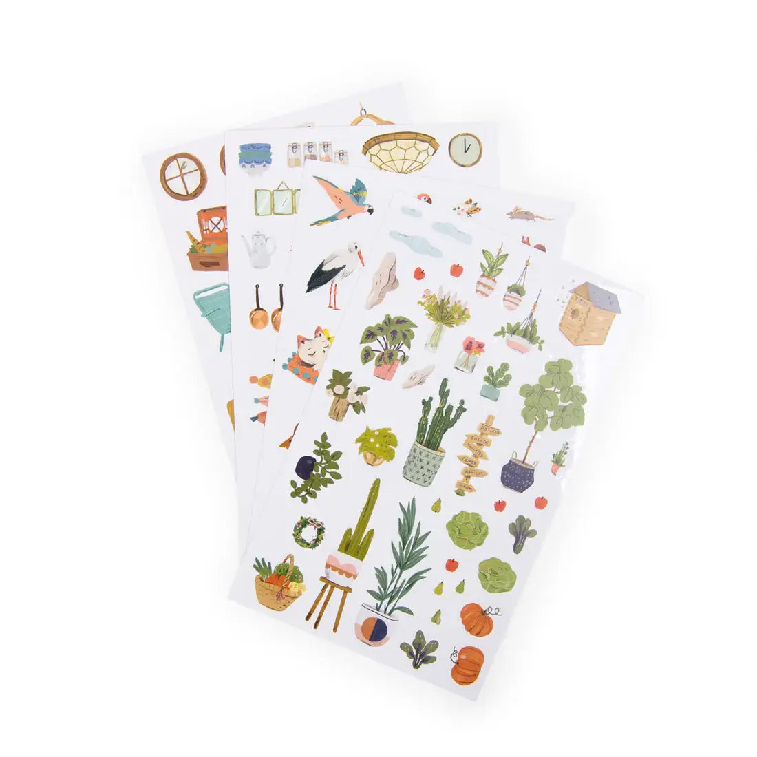Box of 6 Coloring Books (20p.) + 145 Stickers