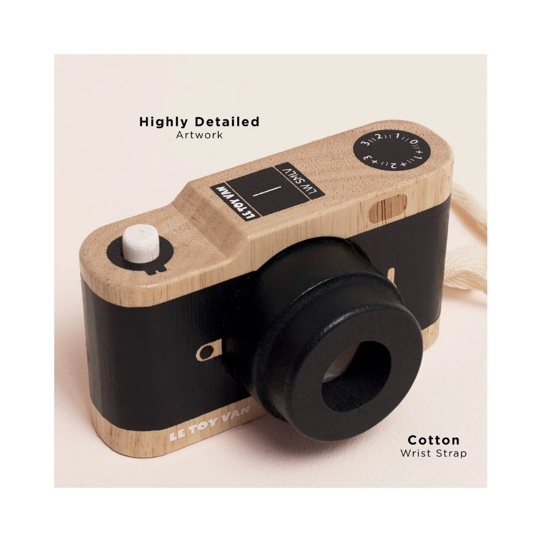 Wooden Retro Camera