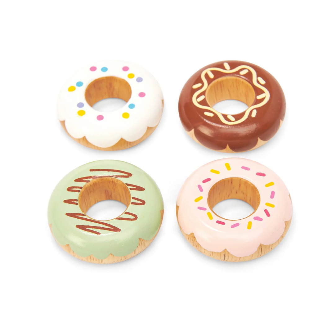 Wooden Donut Play Food Set