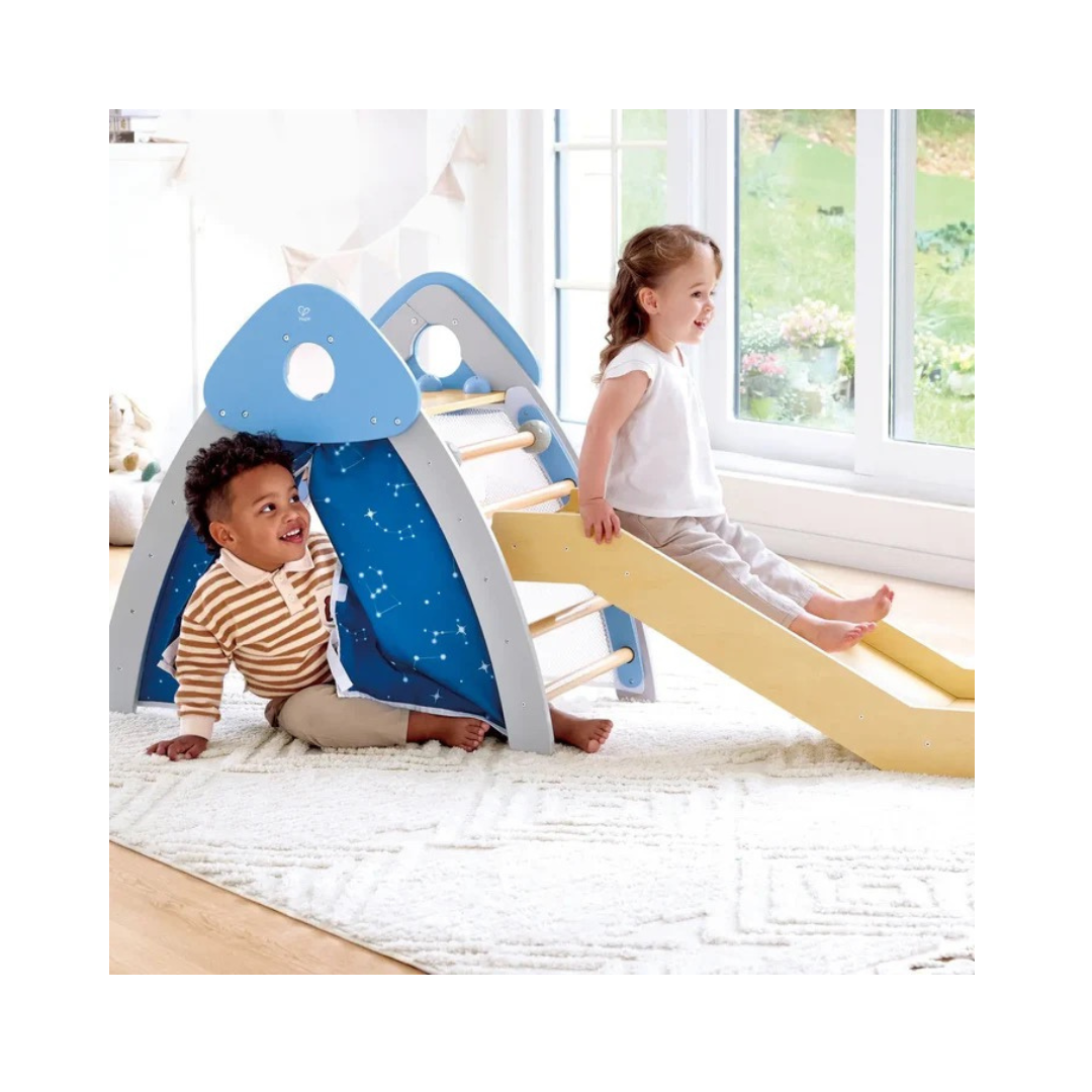 4-in-1 Climb 'n' Slide Gym Set