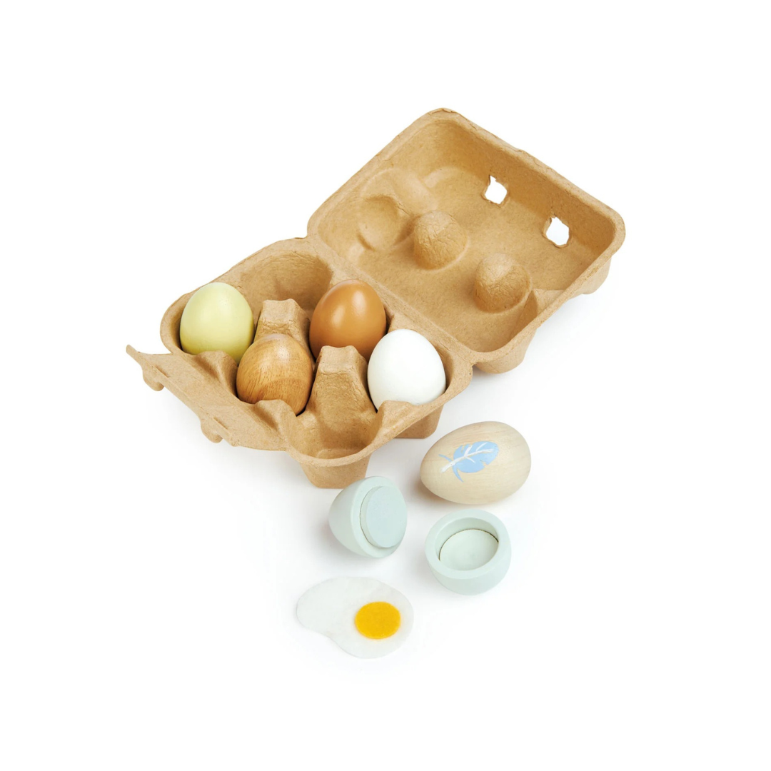 Fresh Wooden Eggs