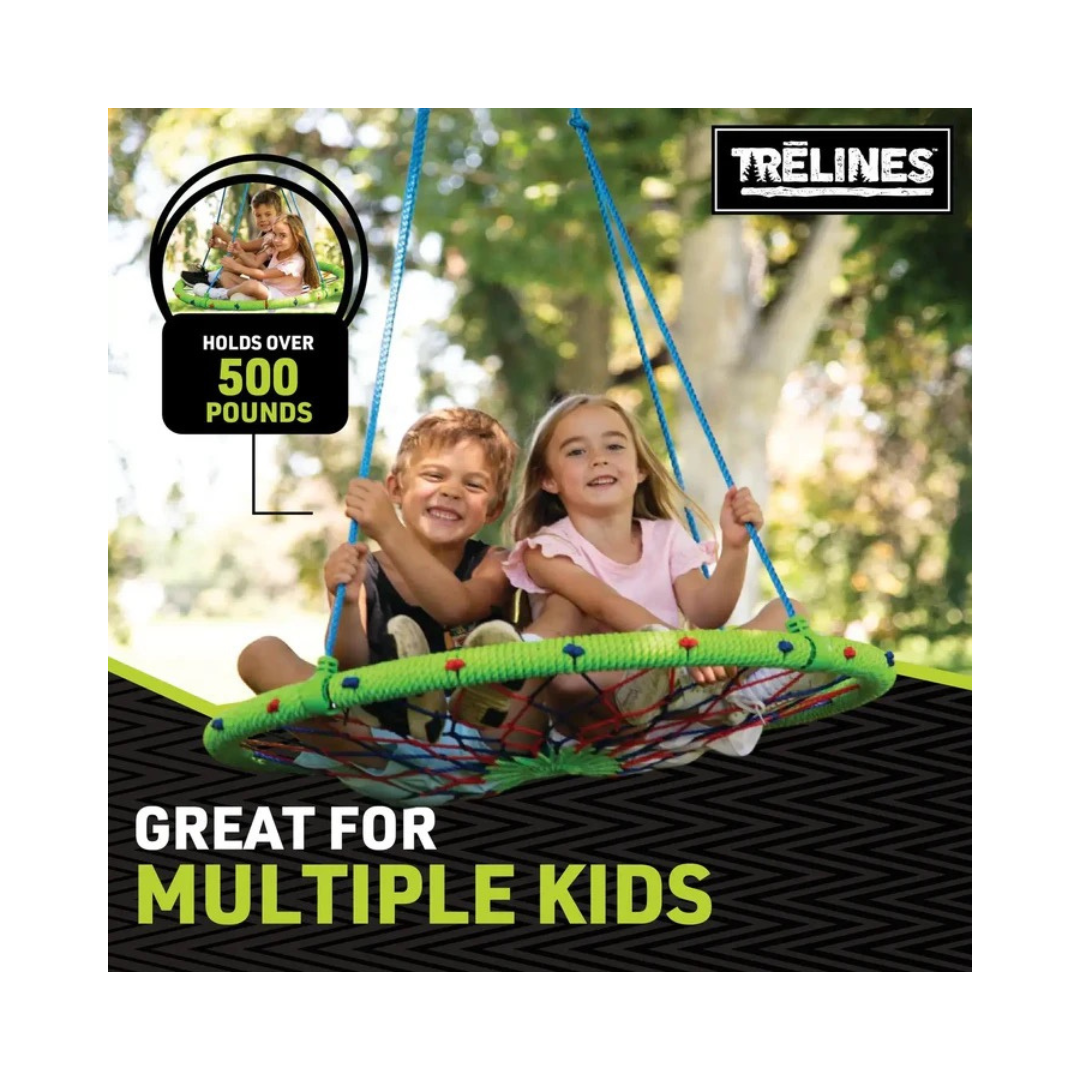 Trelines 40”Round Disc Dreamcatcher Swing