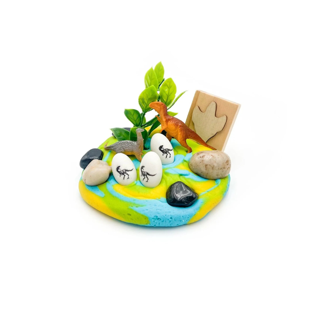 Dinosaur Grab N Go Dough Jar