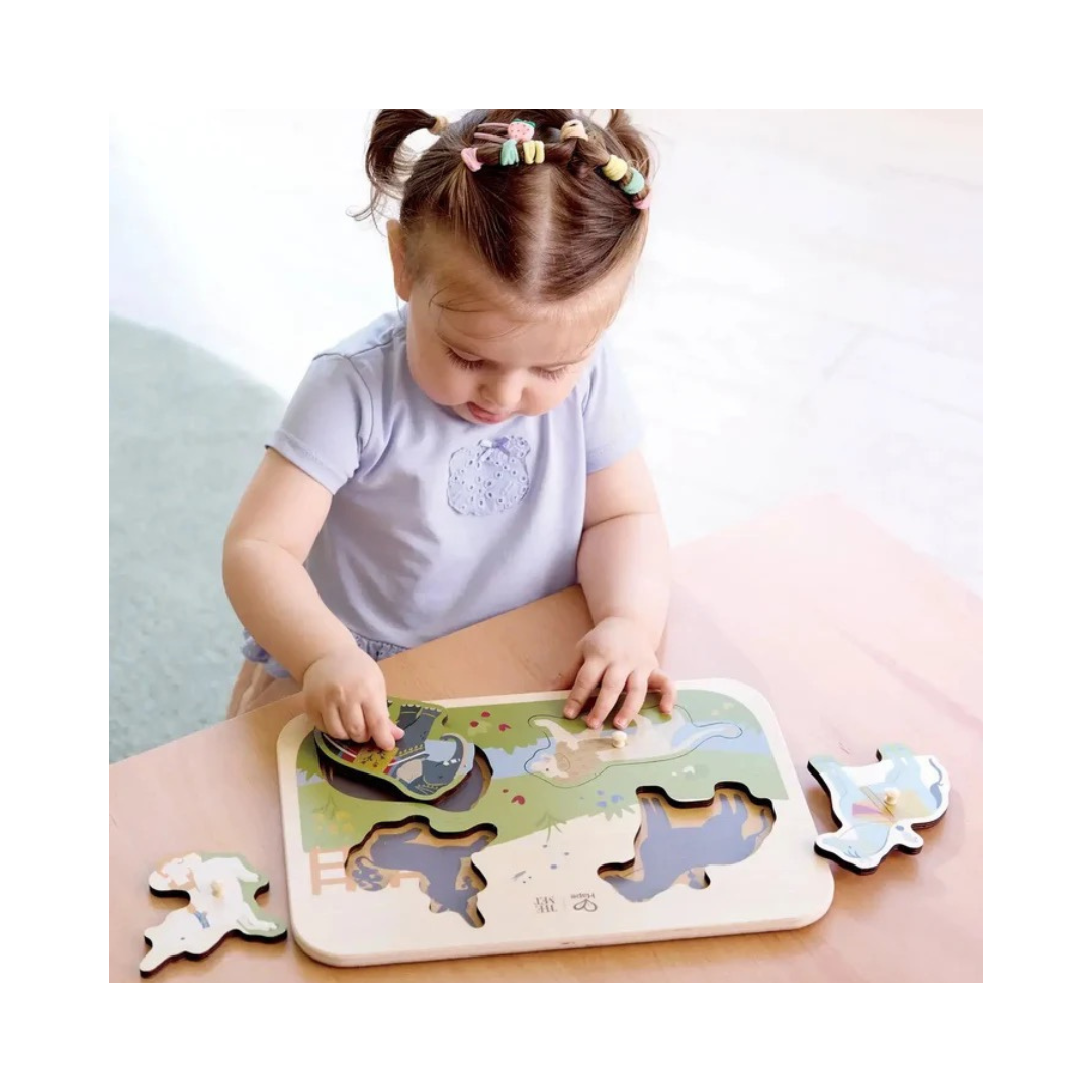 Majestic Animals Peg Puzzle