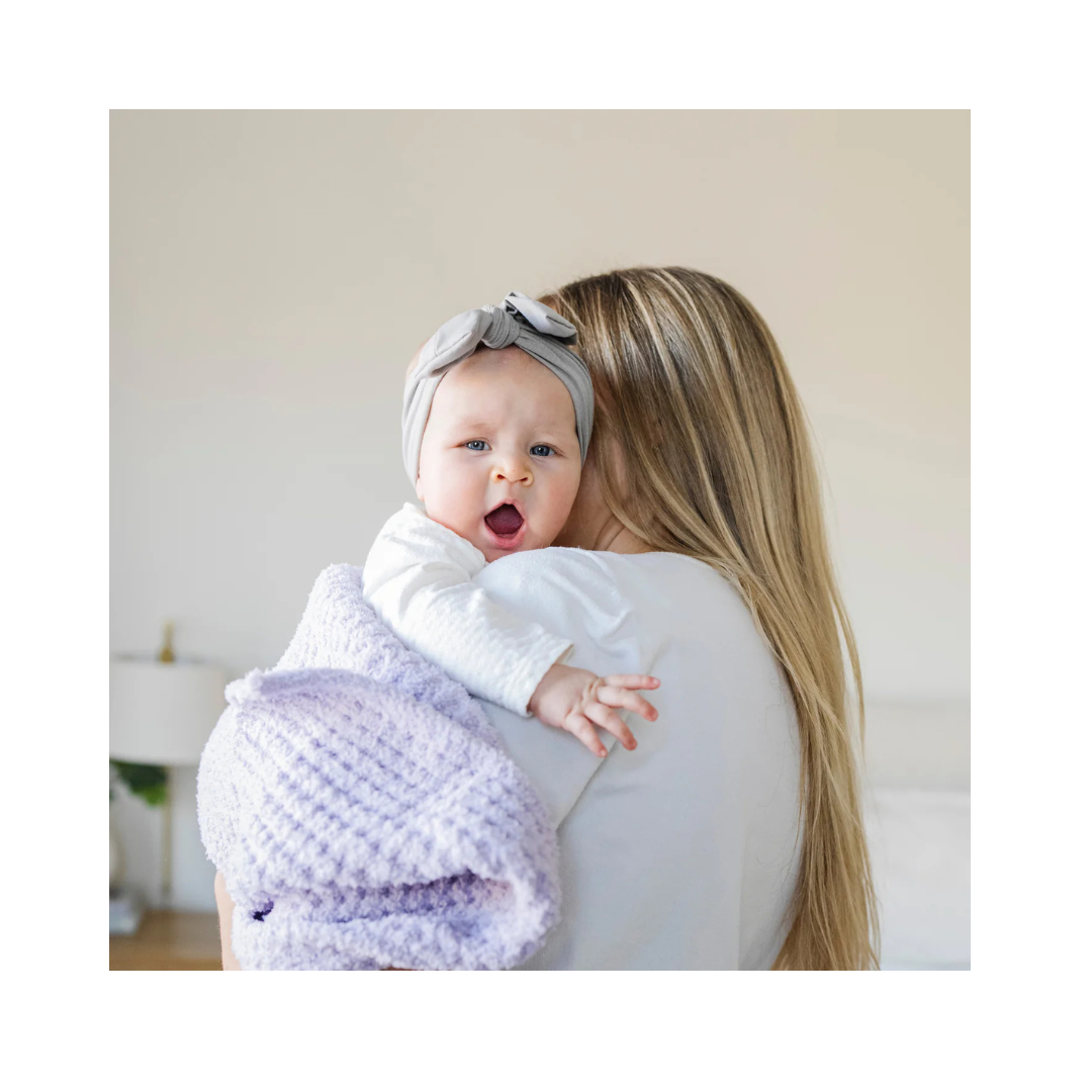 Wisteria Waffle Knit Mini Blanket 15x20