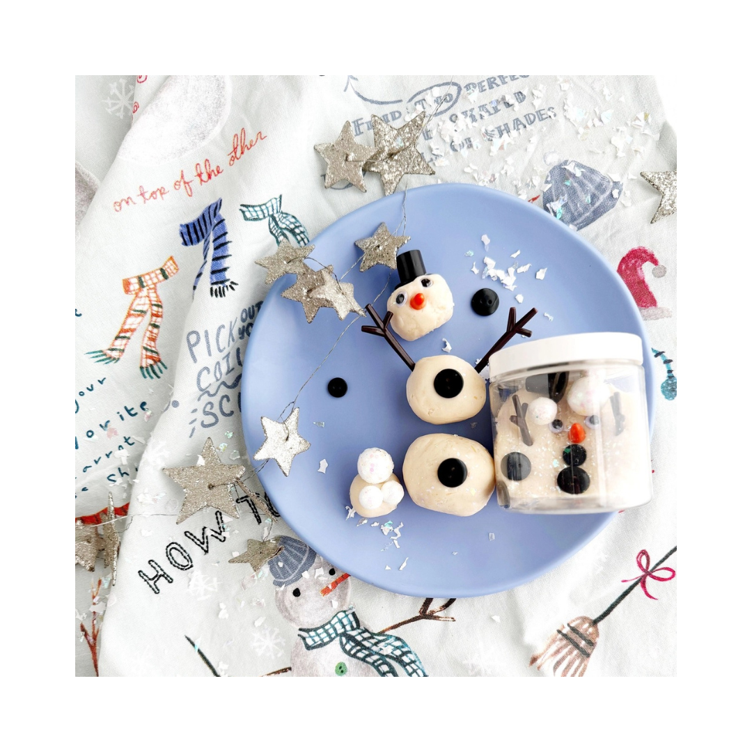 Snowman Mini Dough-To-Go