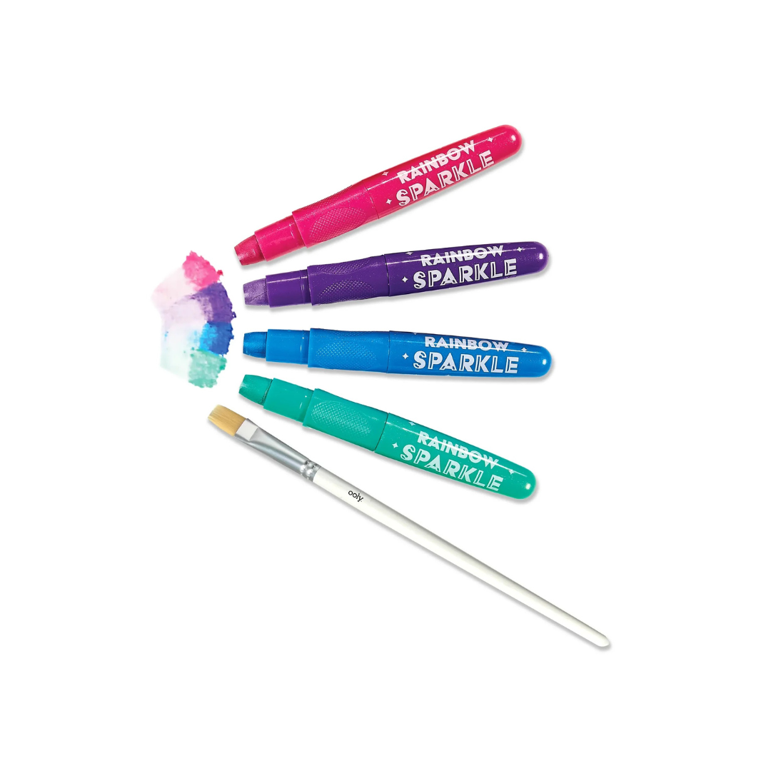 Rainbow Sparkle Watercolor Gel Crayons