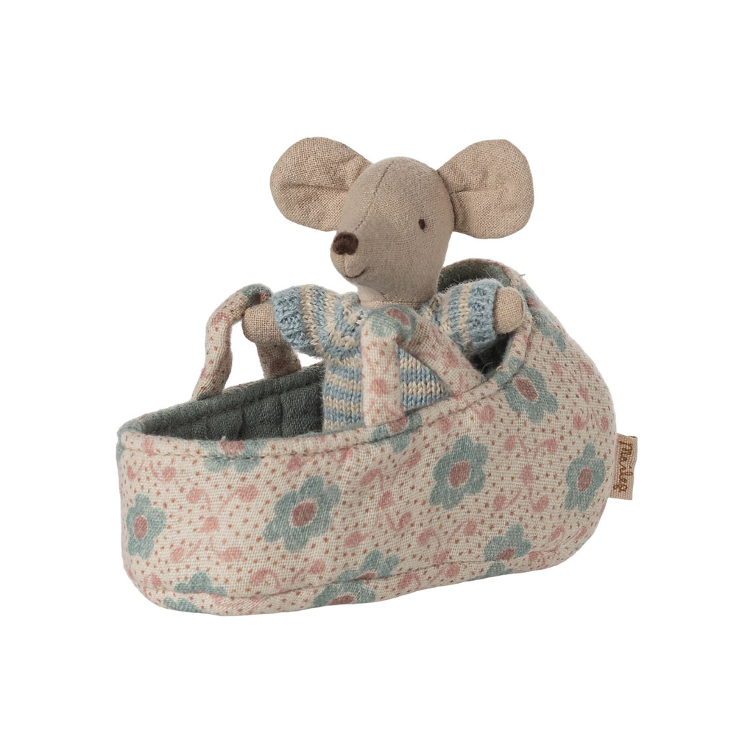 Baby Mouse Carry Cot, Blue