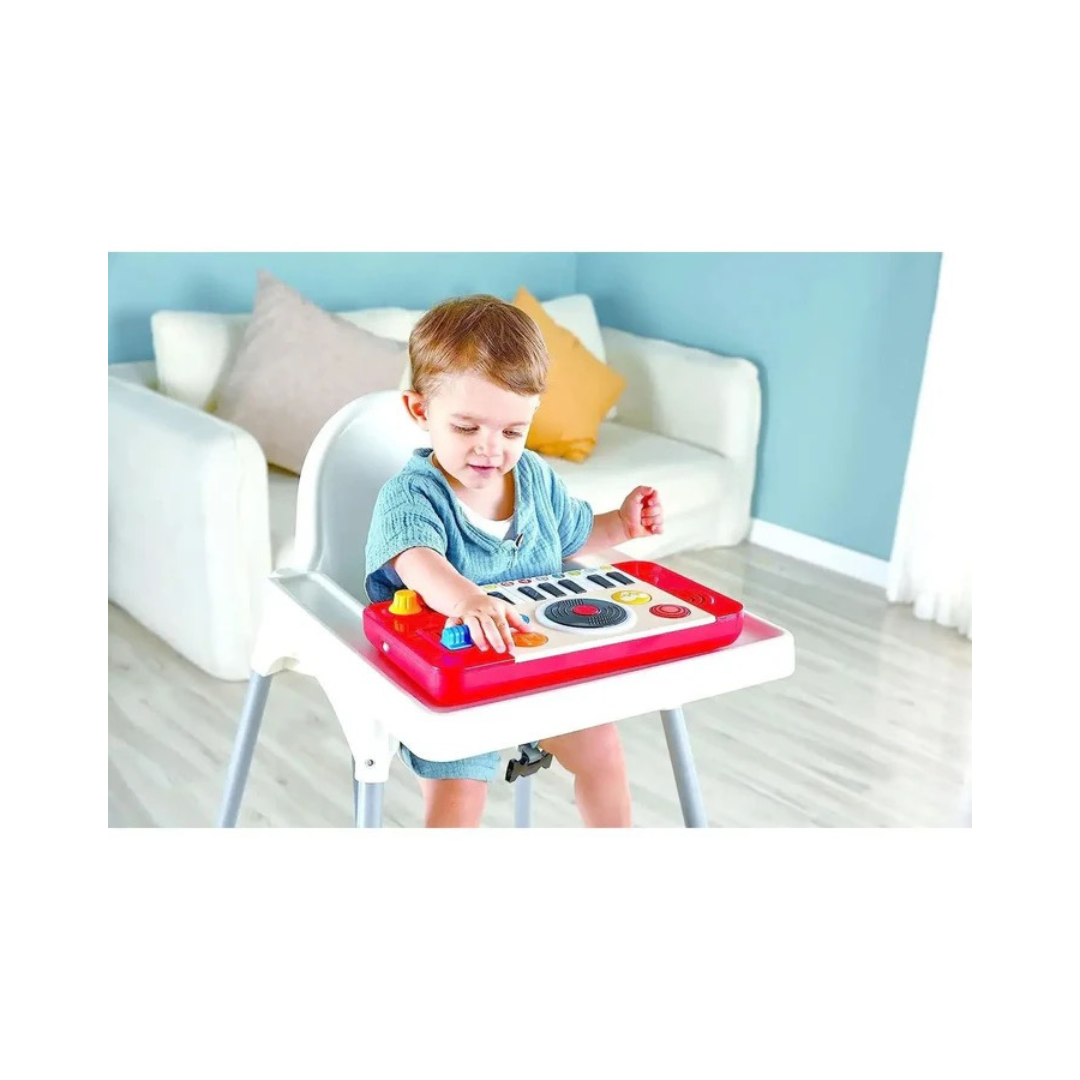 Hape DJ Mix & Spin Studio Musical Toy, Red