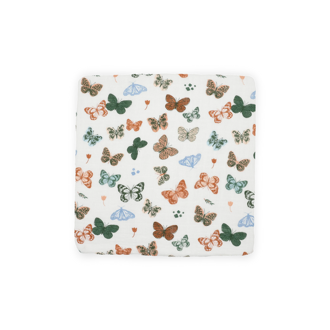 Cotton Muslin Swaddle Butterlies