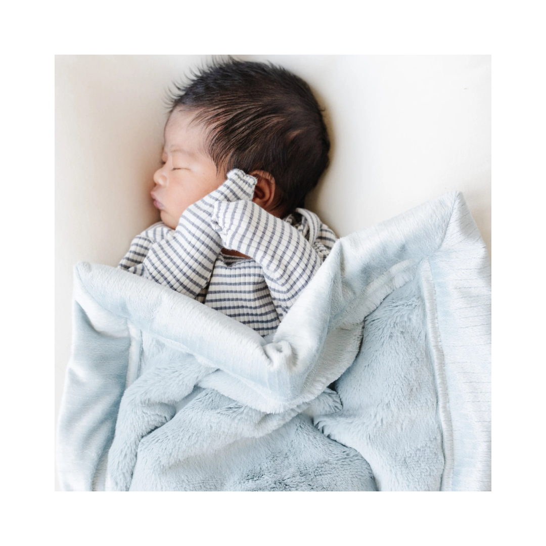 Mini Lush Chambray Blanket