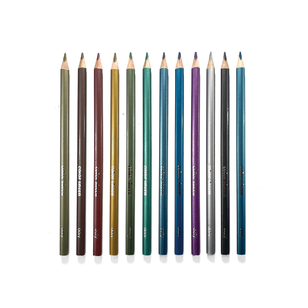 Color Sheen Metallic Colored Pencils Set of 12