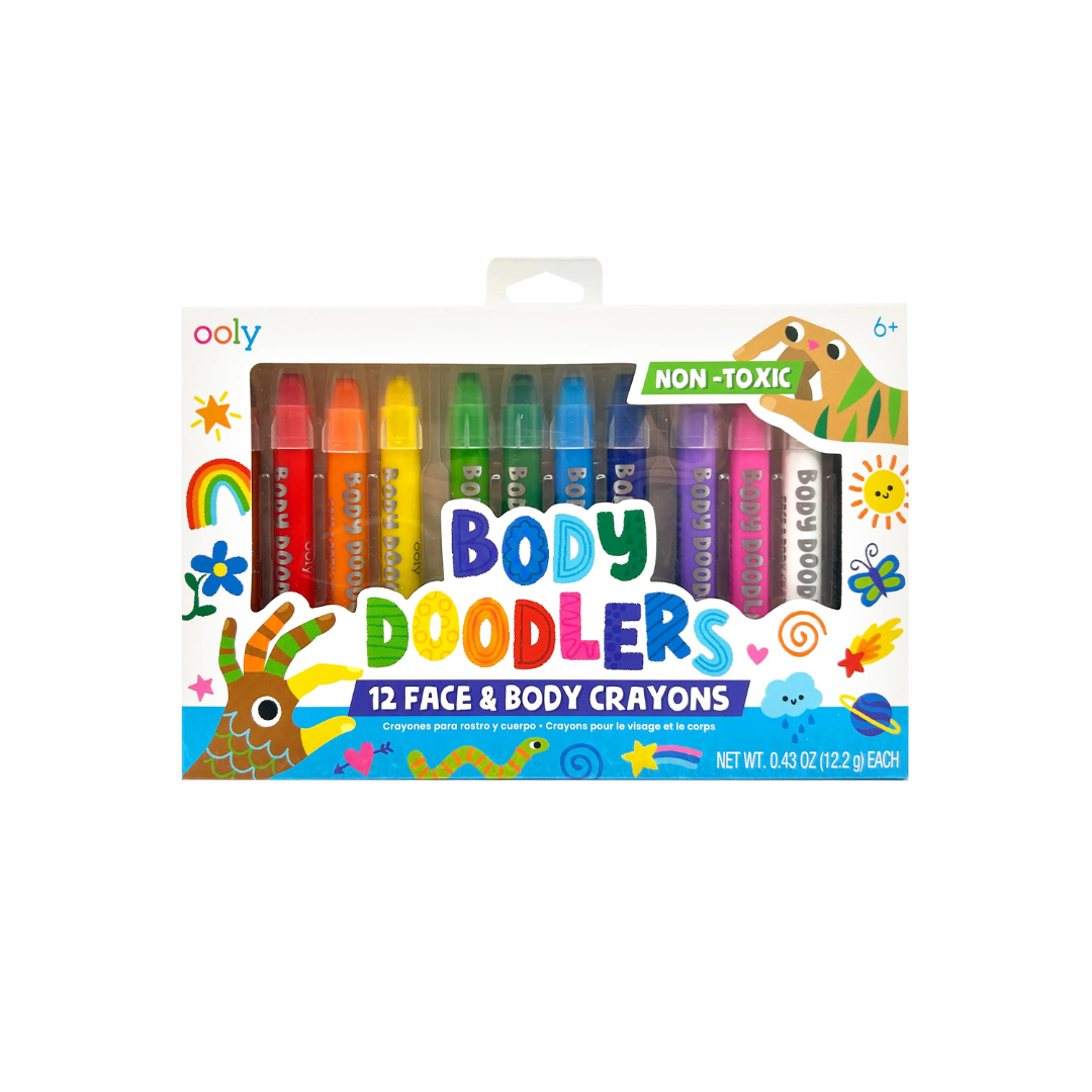 Body Doodlers Face & Body Crayons