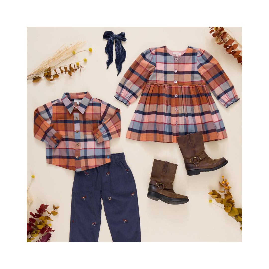 Hayride Plaid Dress