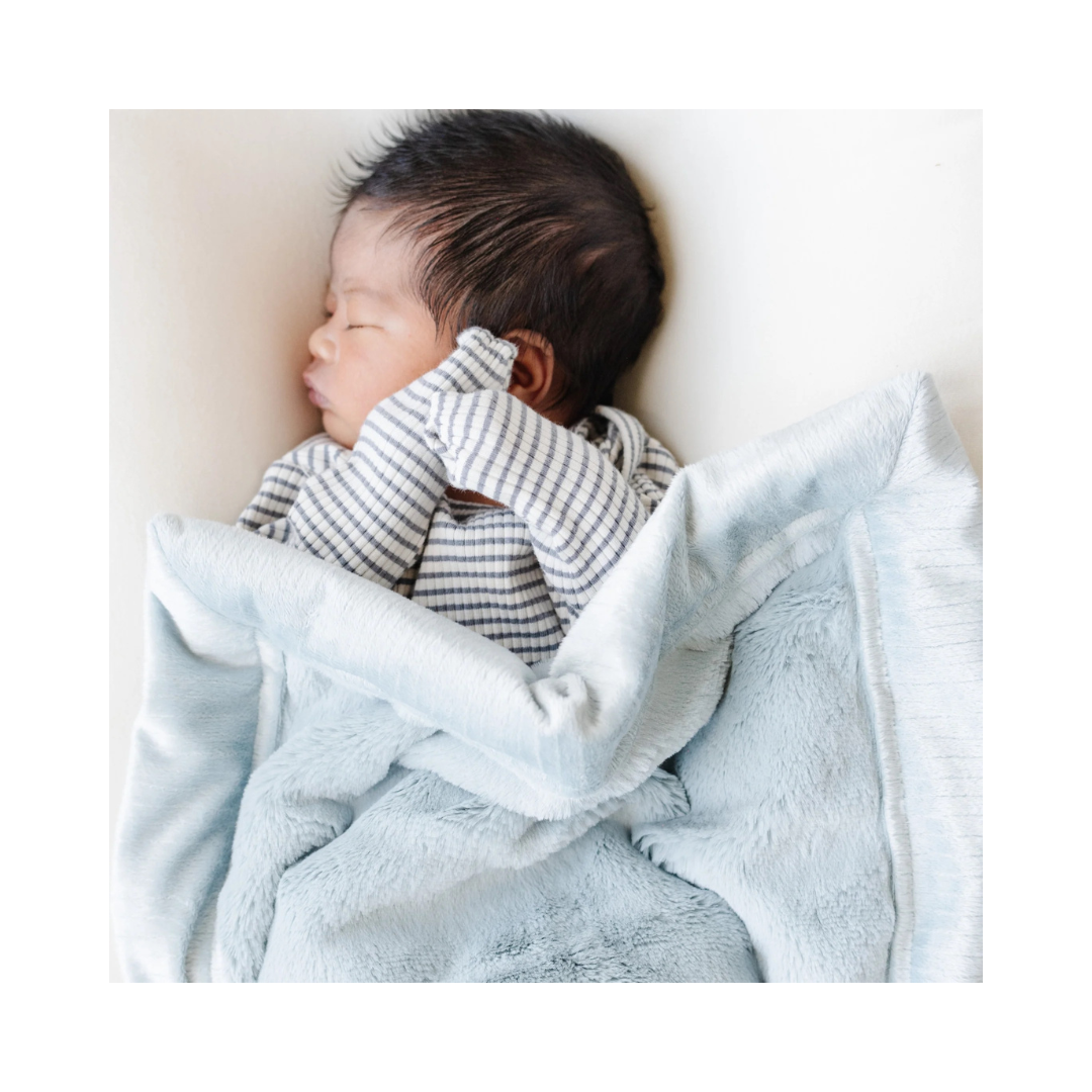 Chambray Lush Recieving Blanket