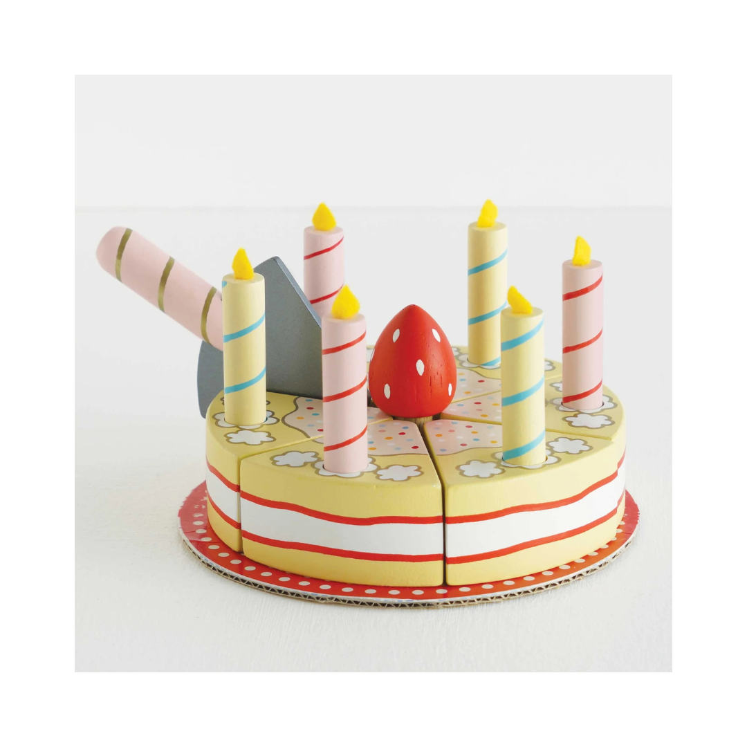 Wooden Birthday Cake