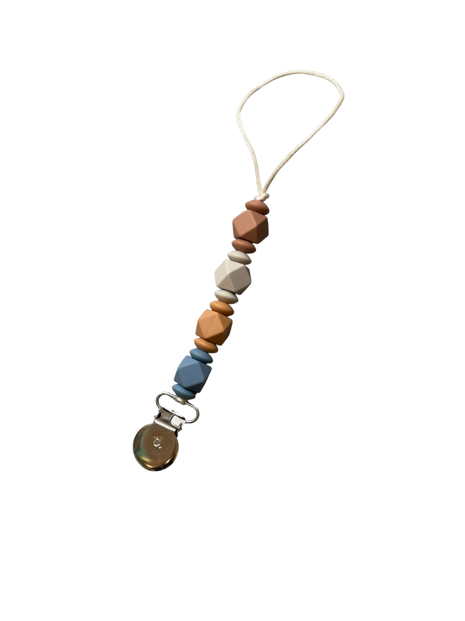 Pacifier / Toy Clip - Jewel - Petite: LIght Gray