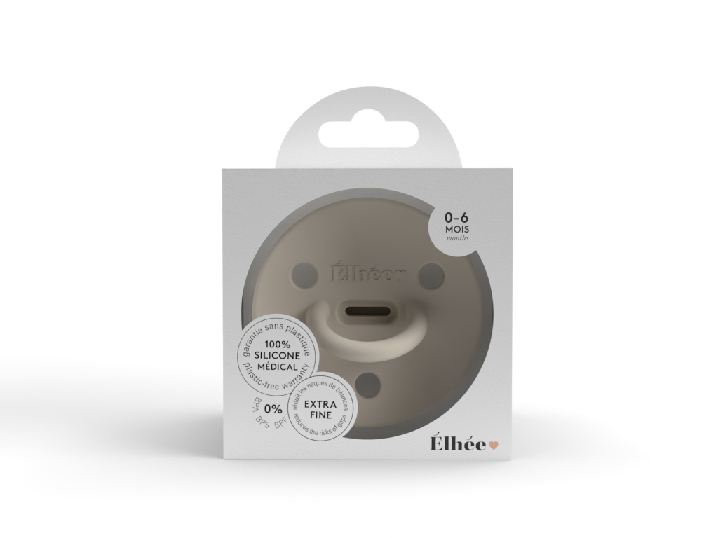 ChooChoo pacifier - The physiological silicone pacifier: Blush / Size 2 (6-18 months)